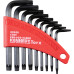 090-24TS, TORX KEY, L-HANDLE, TAMPER-PROOF TORX, T8-T40, 9-PIECE