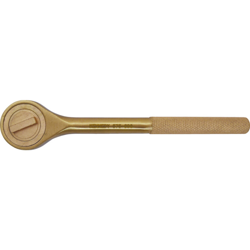1/2IN. SQUARE DRIVE NON-SPARKING RATCHET HANDLE, 245MM, BERYLLIUM COPPER