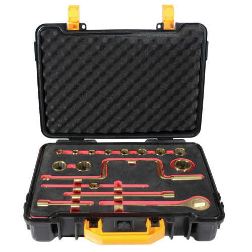 1/2IN. NON-SPARKING SOCKET SET, METRIC, SET OF 16