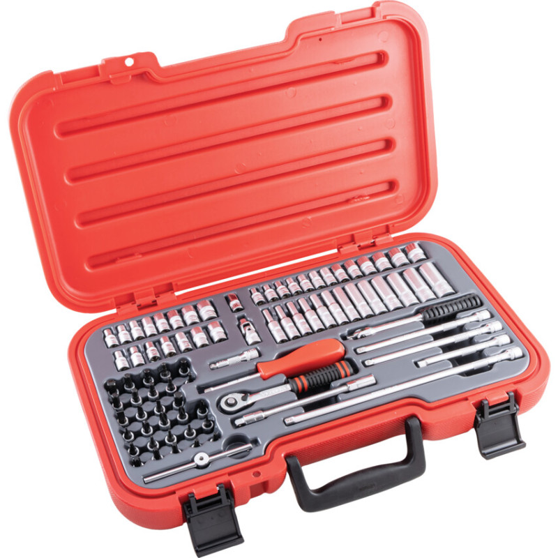 1/4IN. SOCKET SET, BA/IMPERIAL/METRIC, SET OF 82