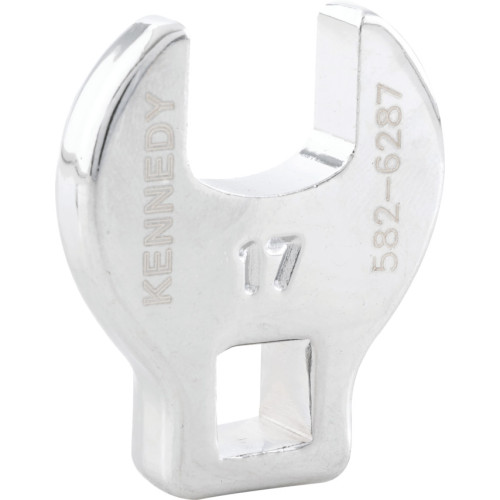 17MM OPEN END CROWFOOT WRENCH 3/8" SQUARE DRIVE