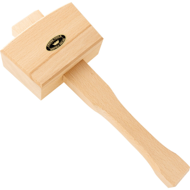 19OZ WOOD MALLET, WOOD SHAFT