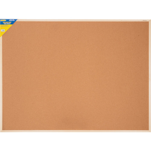 CORK NOTICE BOARD 1200X900MM WOOD TRIM