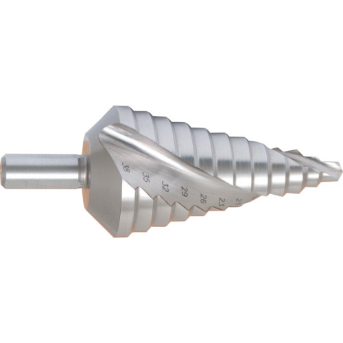 STEP DRILL, 6 TO 37, HIGH SPEED STEEL