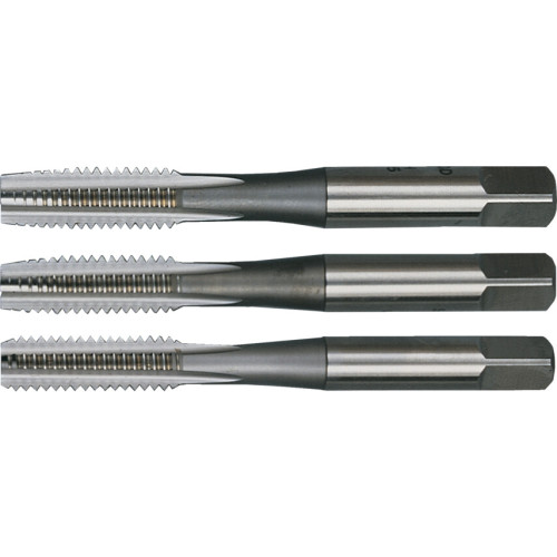 HAND TAP SET , 1/4IN. X 26, BSF, HIGH SPEED STEEL, BRIGHT, SET OF 3