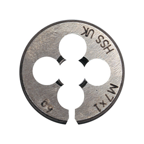 METRIC COARSE, THREADING DIE, M14 X 2, HIGH SPEED STEEL, RIGHT HAND