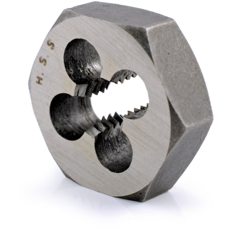 DIE NUT, 1IN. X 11 , BSPF, HIGH SPEED STEEL, RIGHT HAND