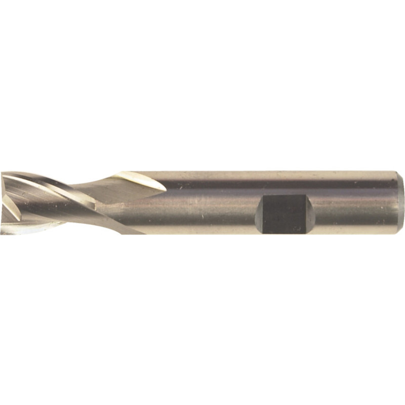 1, SHORT SERIES, SLOT DRILL, 10MM, 2 FL, WELDON FLAT, COBALT HIGH SPEED STEEL, UNCOATED