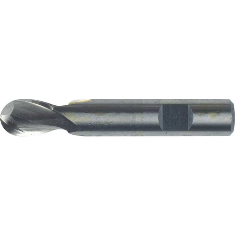 SERIES 11, SHORT, BALL NOSE SLOT DRILL, 12MM, 2 FL, COBALT HIGH SPEED STEEL, UNCOATED