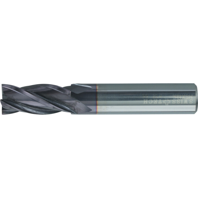 66, END MILL, SHORT, PLAIN ROUND SHANK, 7MM, CARBIDE, ALTIN